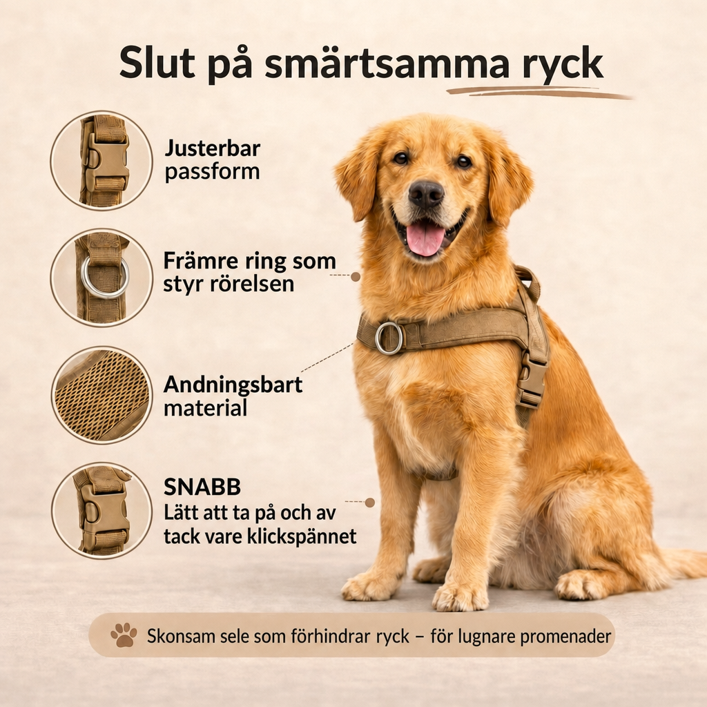 Antidragsele för hund